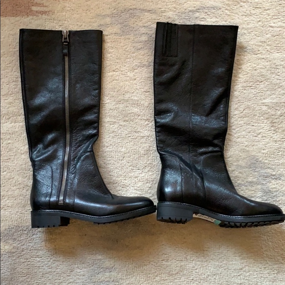 Via spiga knee high zipper detail boot